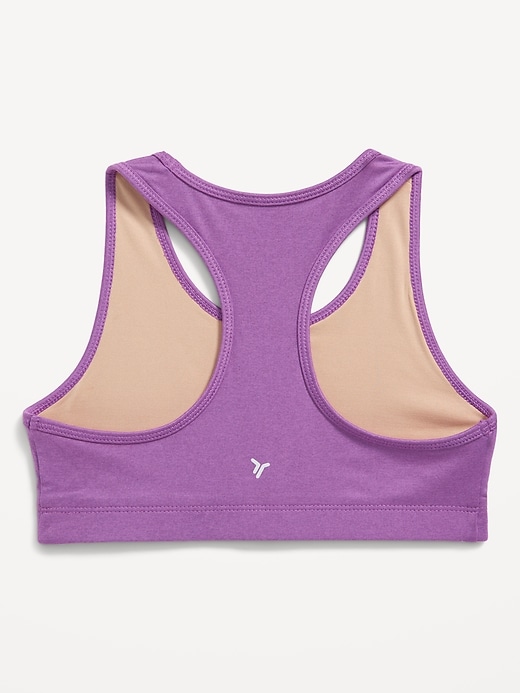 View large product image 2 of 3. PowerPress Racerback Sports Bra for Girls