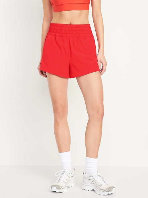 Image number 1 showing, Extra High-Waisted Run Shorts -- 3-inch inseam