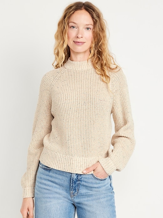 Image number 1 showing, Shaker-Stitch Sweater