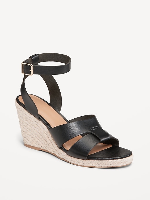 Image number 1 showing, Espadrille Wedge Sandals