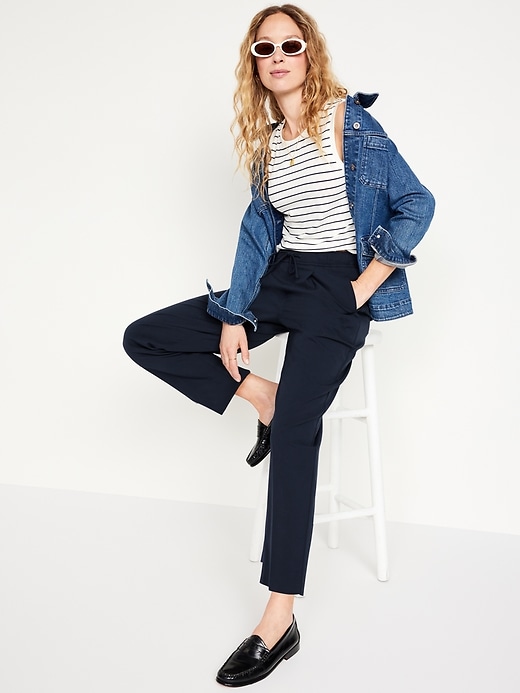 Image number 8 showing, High-Waisted Billie Straight Trouser