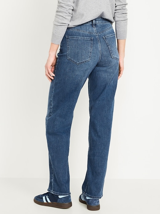 L'image numéro 3 présente Jean Wow ample à taille haute