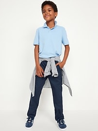 Voir une image plus grande du produit 3 de 4. Pantalon chino d’uniforme scolaire étroit à extensibilité intégrée pour Garçon