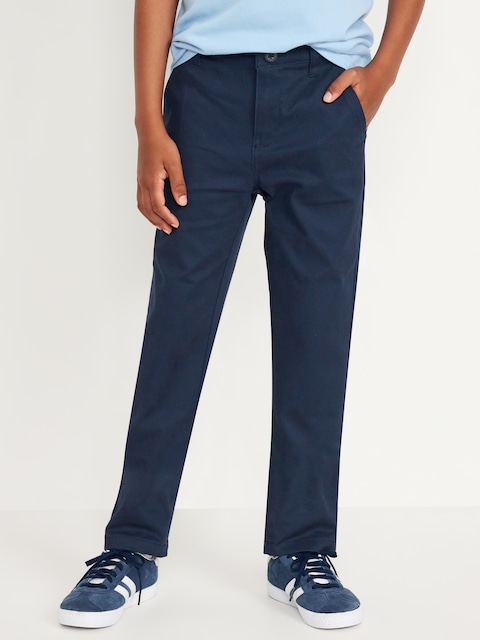 Slim School Uniform Chino Pants for Boys