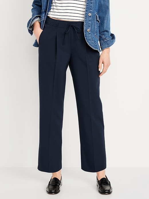 Image number 1 showing, High-Waisted Billie Straight Trouser