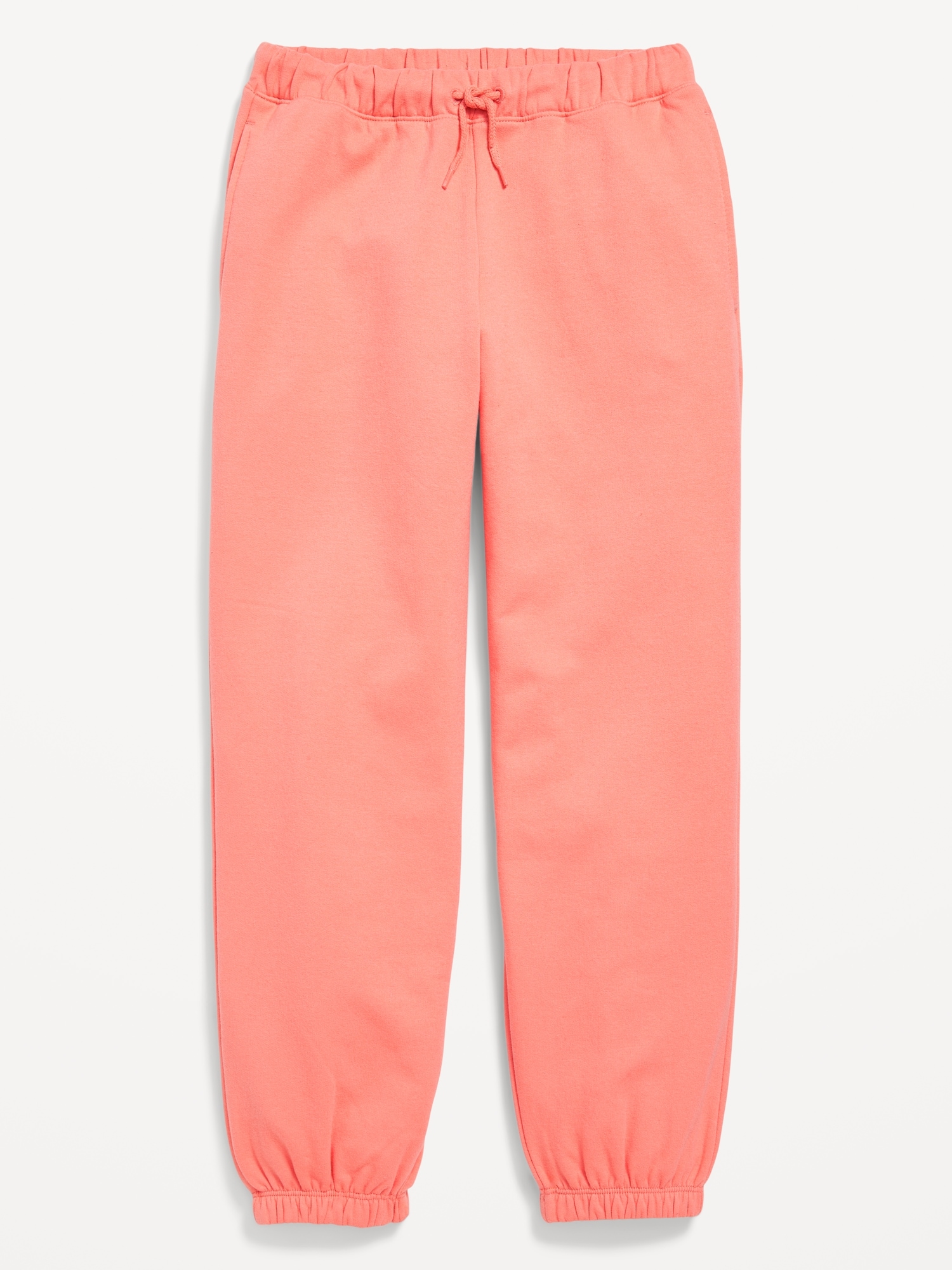 Vintage High-Waisted Jogger Sweatpants for Girls