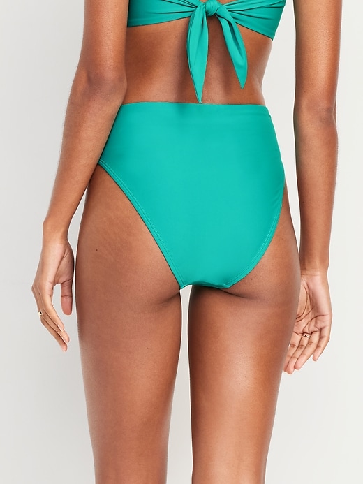 Image number 2 showing, Extra High-Waisted French-Cut Swim Bottoms