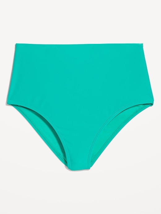 Image number 4 showing, High-Waisted French-Cut Bikini Swim Bottoms