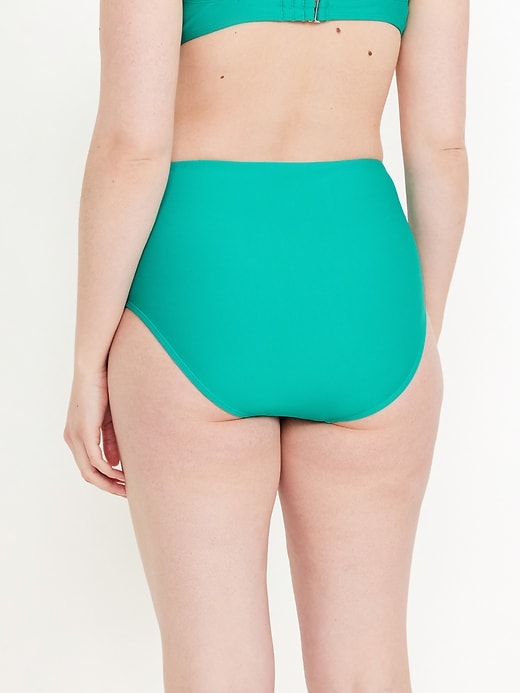 Image number 6 showing, High-Waisted French-Cut Bikini Swim Bottoms