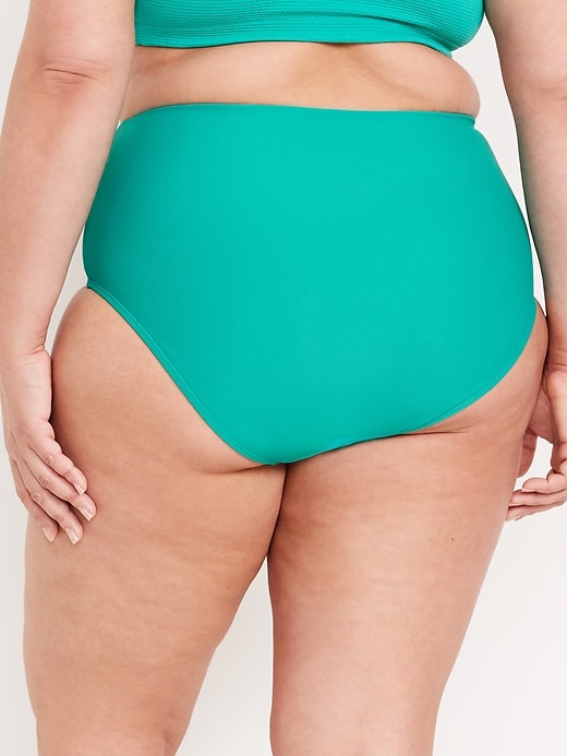 Image number 8 showing, High-Waisted French-Cut Bikini Swim Bottoms