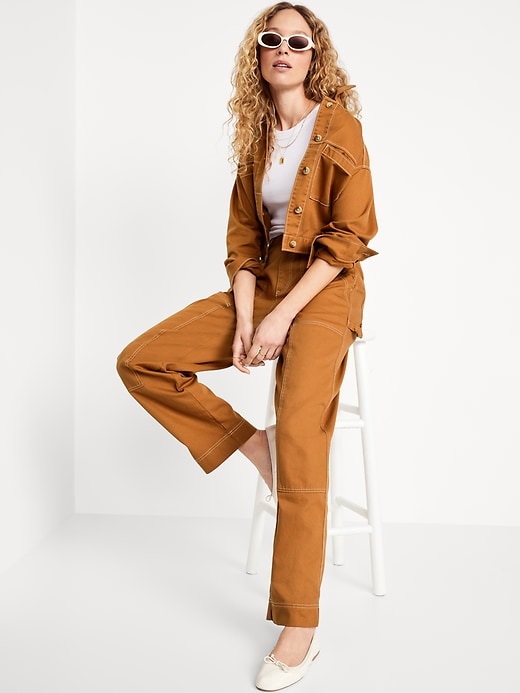 Image number 3 showing, High-Waisted Utility Pants