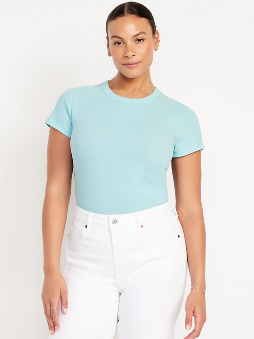 Image number 5 showing, Snug Crop T-Shirt