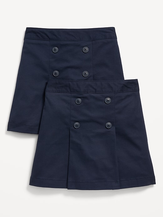 View large product image 1 of 4. School Uniform Pleated Skort 2-Pack for Girls
