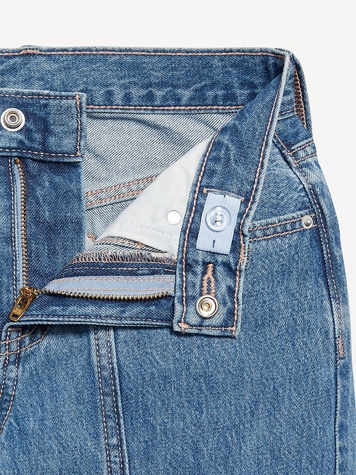 Image number 5 showing, High-Waisted Super Baggy Wide-Leg Cargo Jeans for Girls