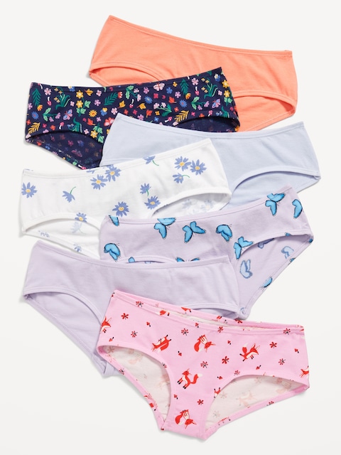 Culotte taille basse pour Fille (paquet de 7)