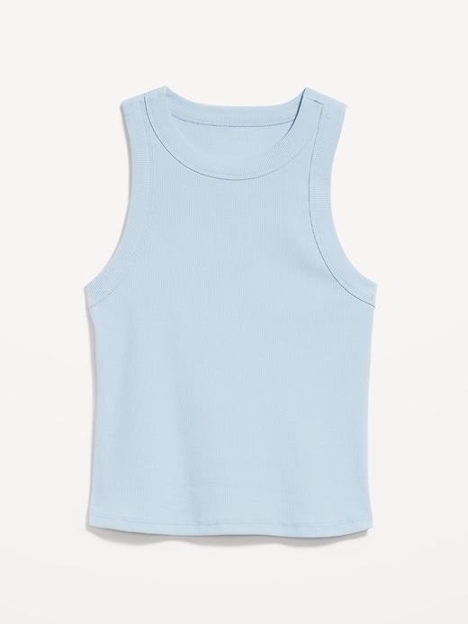 L'image numéro 4 présente Camisole courte moulante