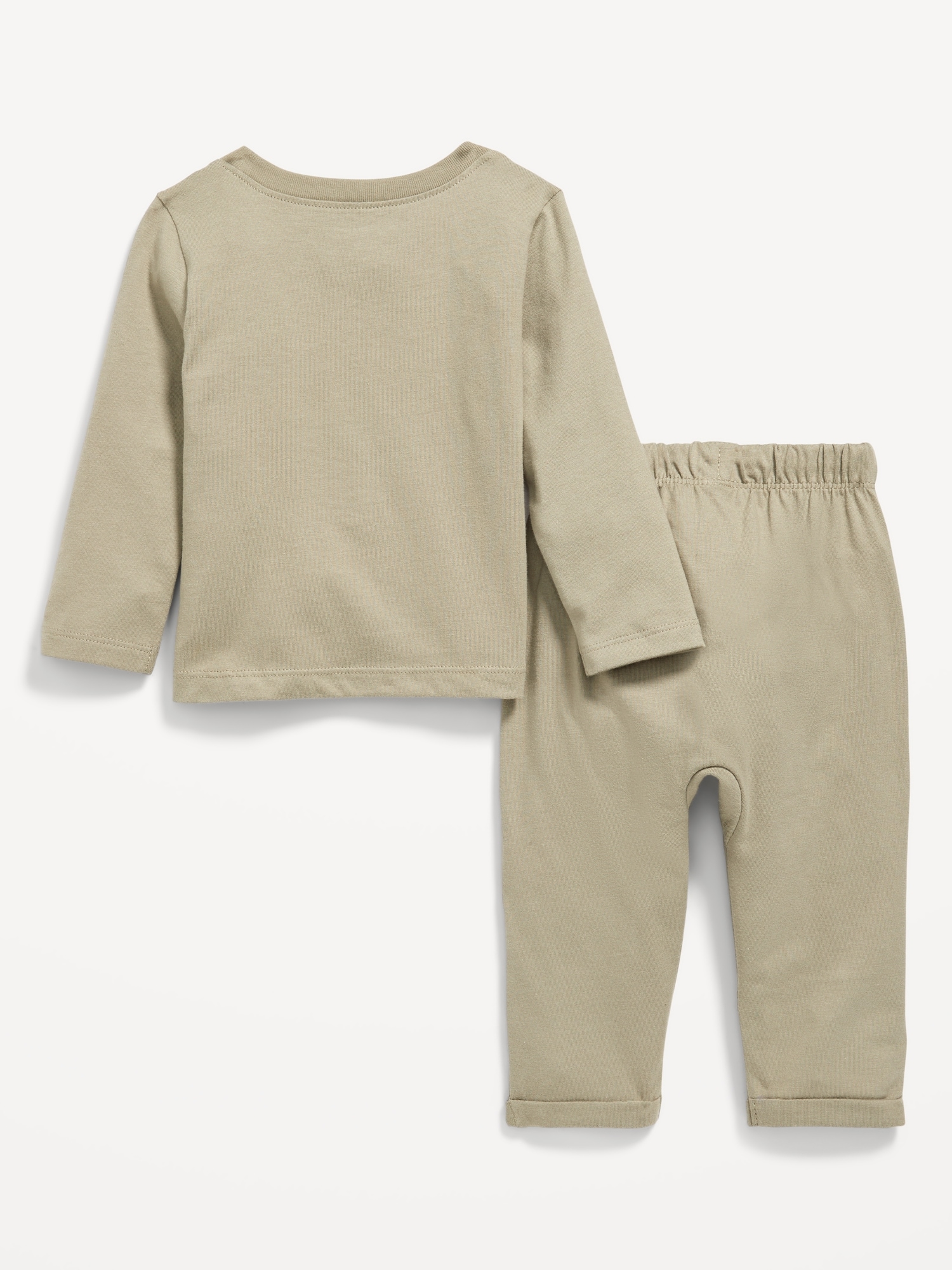 Long-Sleeve T-Shirt and Pants Set for Baby