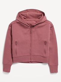 View large product image 3 of 4. Dynamic Fleece Zip-Front Performance Hoodie for Girls