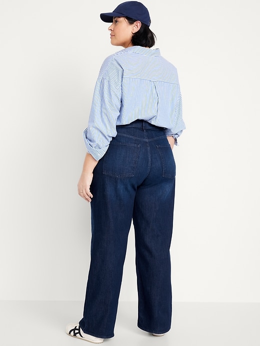 Image number 8 showing, High-Waisted Wow Wide-Leg Jeans