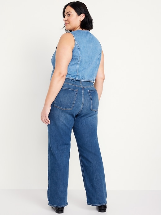 Image number 8 showing, High-Waisted Wow Wide-Leg Jeans