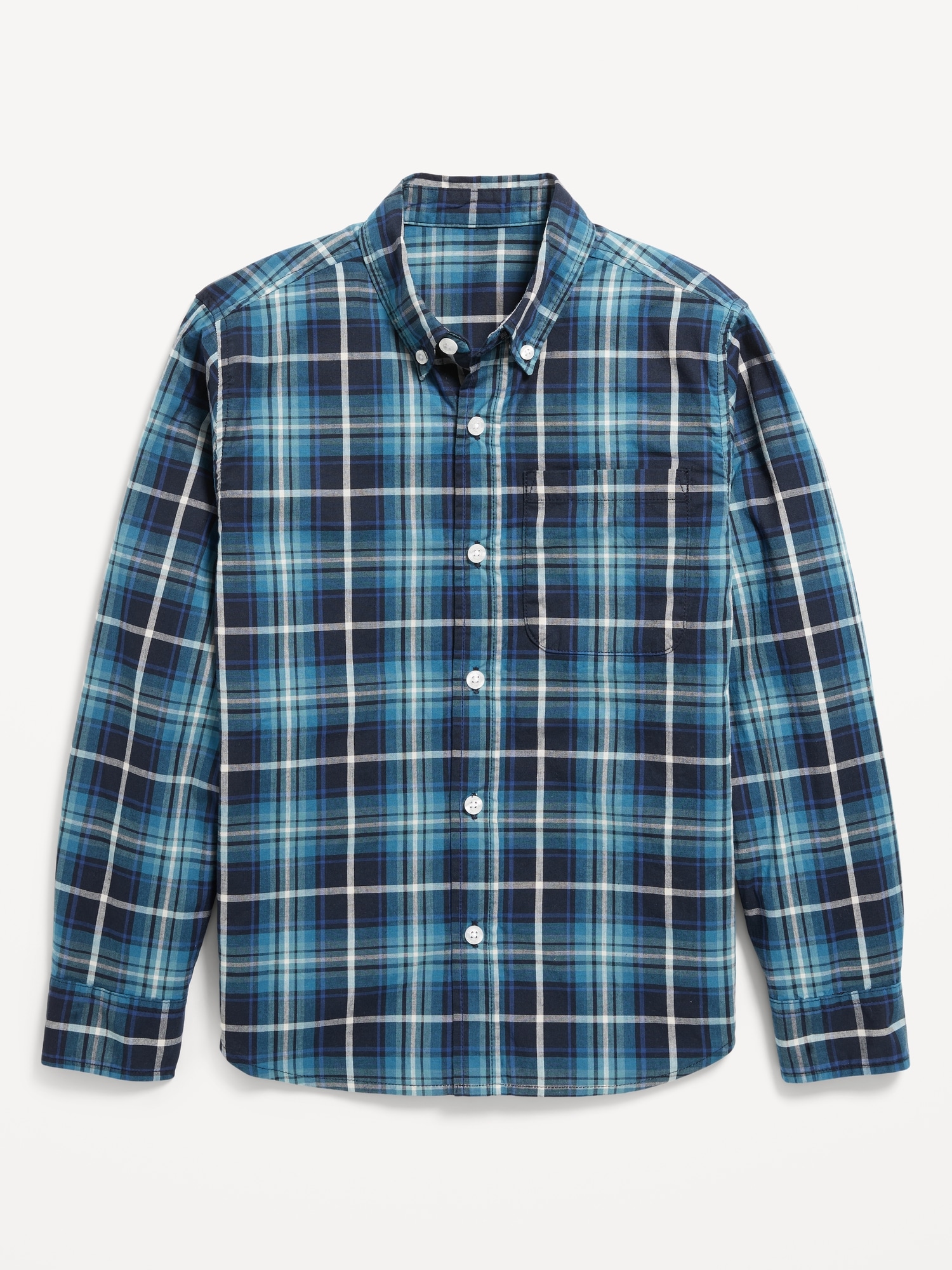 Long-Sleeve Poplin Shirt for Boys