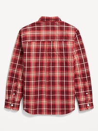 View large product image 3 of 3. Long-Sleeve Poplin Shirt for Boys