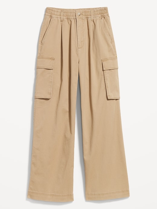 Image number 4 showing, Extra High-Waisted Super Wide-Leg Cargo Pants