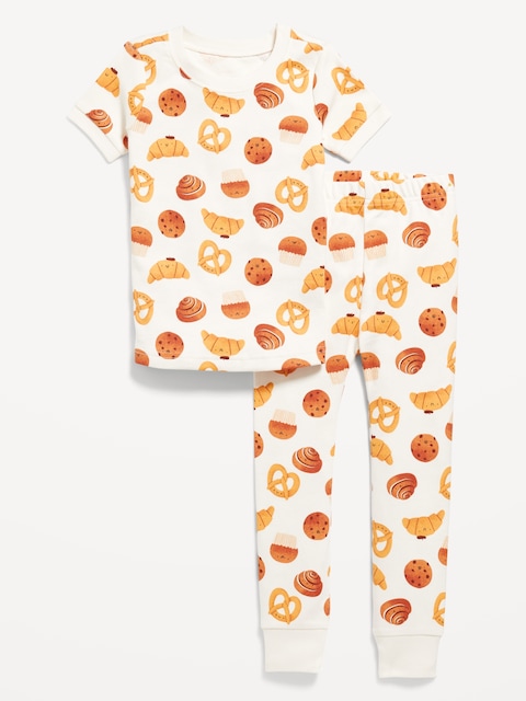 Unisex Snug-Fit Printed Pajama Set for Toddler & Baby