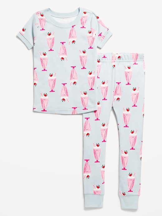 Voir une image plus grande du produit 1 de 2. Pyjama à motif à coupe moulante pour tout-petit et bébé