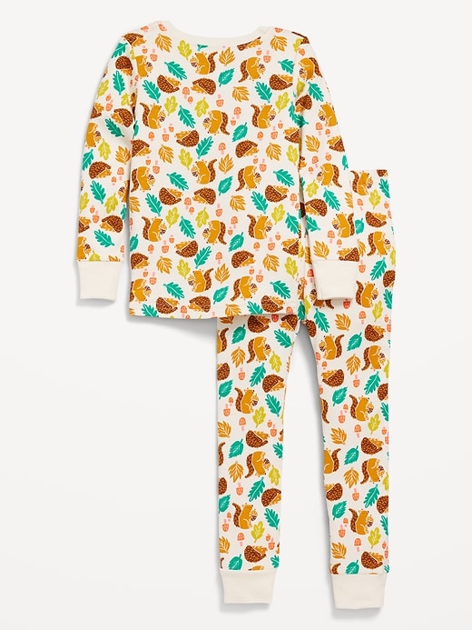 View large product image 2 of 2. Unisex Printed Snug-Fit Pajama Set for Toddler &amp; Baby