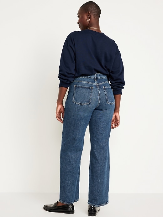 Image number 6 showing, Extra High-Waisted Wide-Leg Jeans