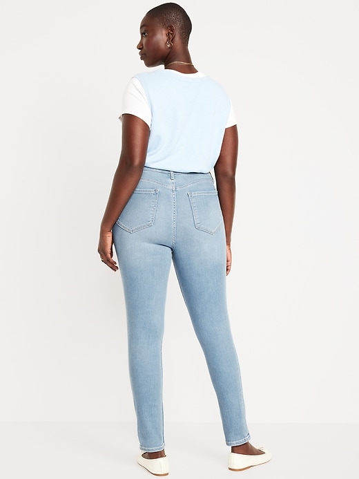 Image number 6 showing, Extra High-Waisted Rockstar 360° Stretch Super-Skinny Jeans