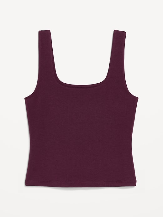 Image number 3 showing, Double-Layer Crop Tank Top