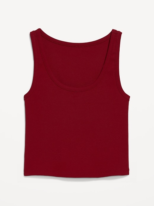 Image number 4 showing, Ribbed Crop Tank Top