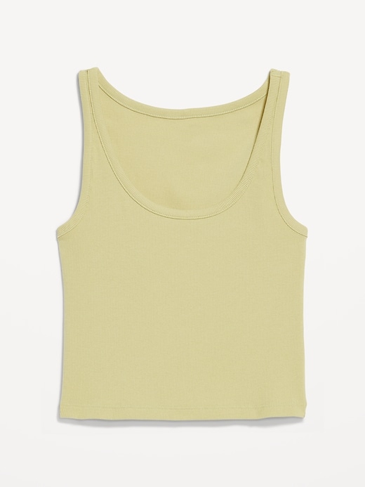 Image number 4 showing, Ribbed Crop Tank Top