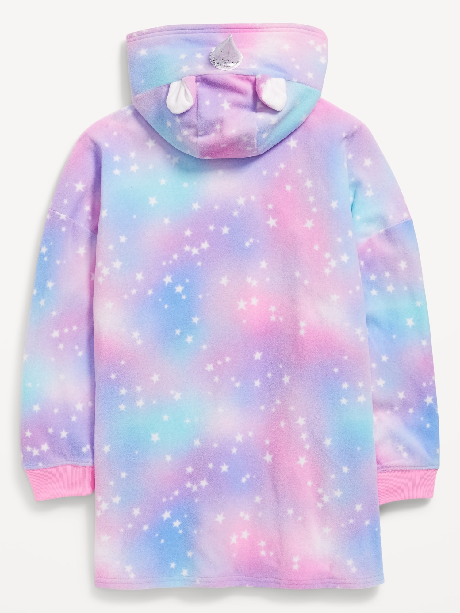 Oversized Critter Pocket Pajama Hoodie for Girls