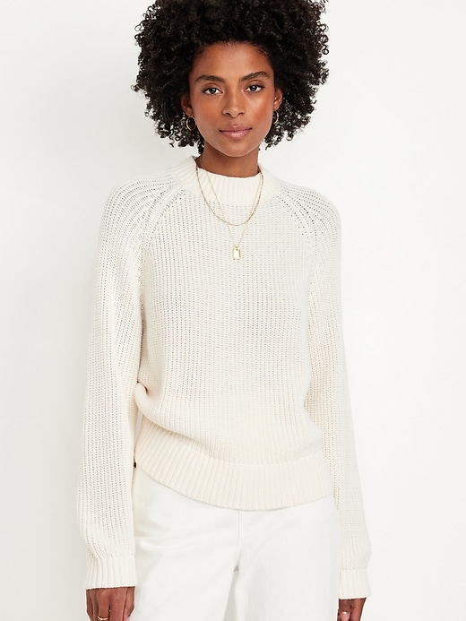 Image number 1 showing, Shaker-Stitch Sweater