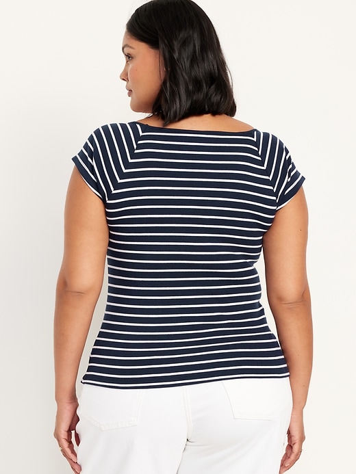 Image number 8 showing, Fitted Ribbed Top