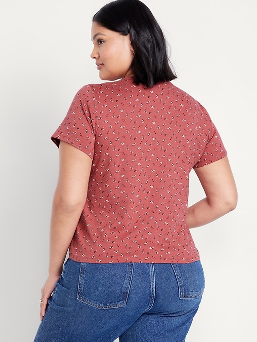 Image number 8 showing, EveryWear Crew-Neck Printed T-Shirt