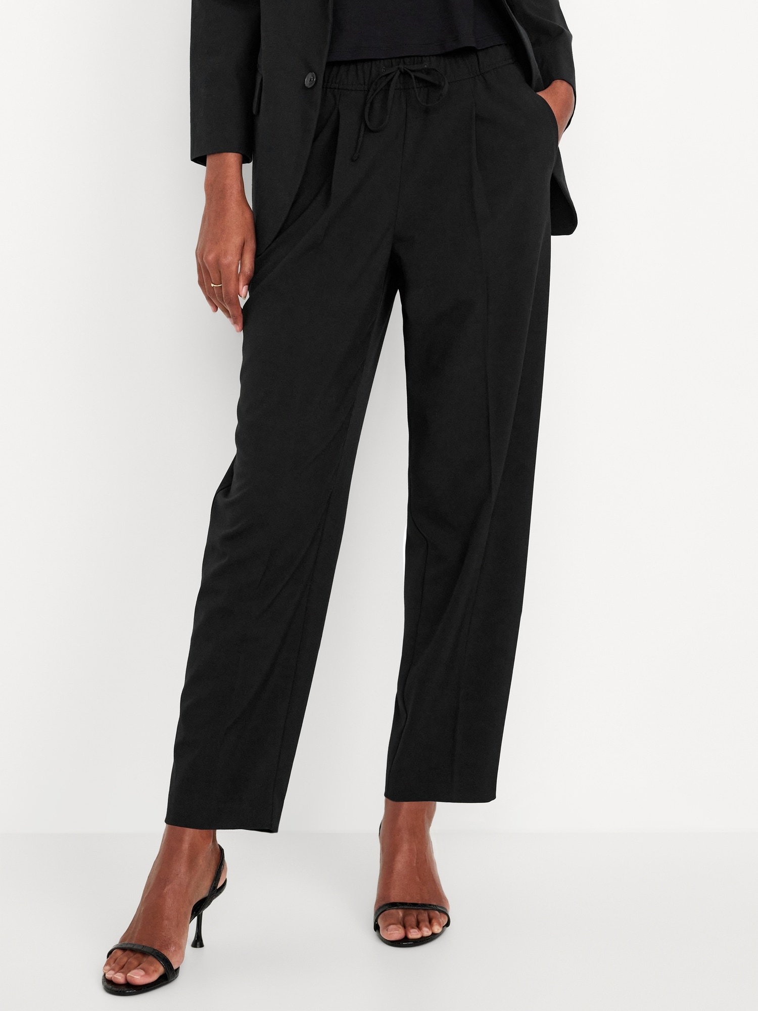 High-Waisted Billie Straight Trouser