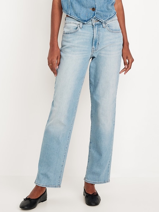 Image number 2 showing, High-Waisted Wow Loose Jeans