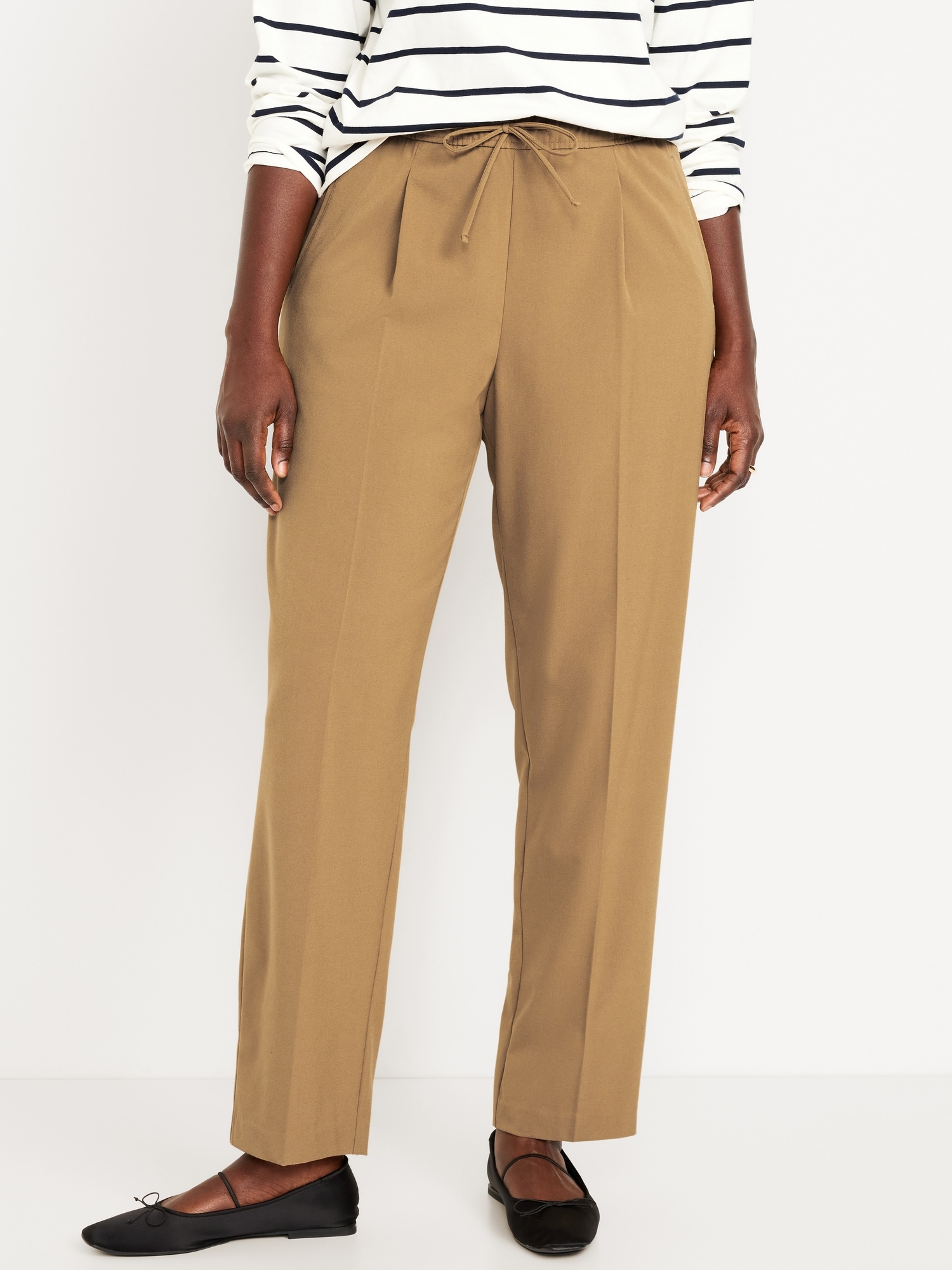 High-Waisted Billie Straight Trouser