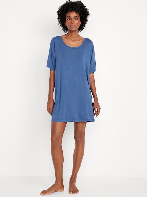 Knit Jersey Pajama Sleep Shirt