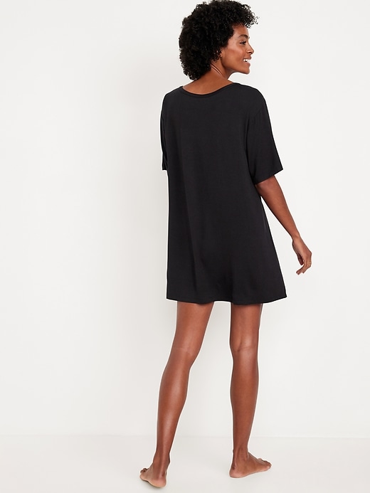Image number 2 showing, Knit Jersey Pajama Sleep Shirt