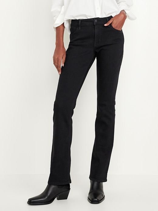 Image number 2 showing, Mid-Rise Wow Boot-Cut Jeans