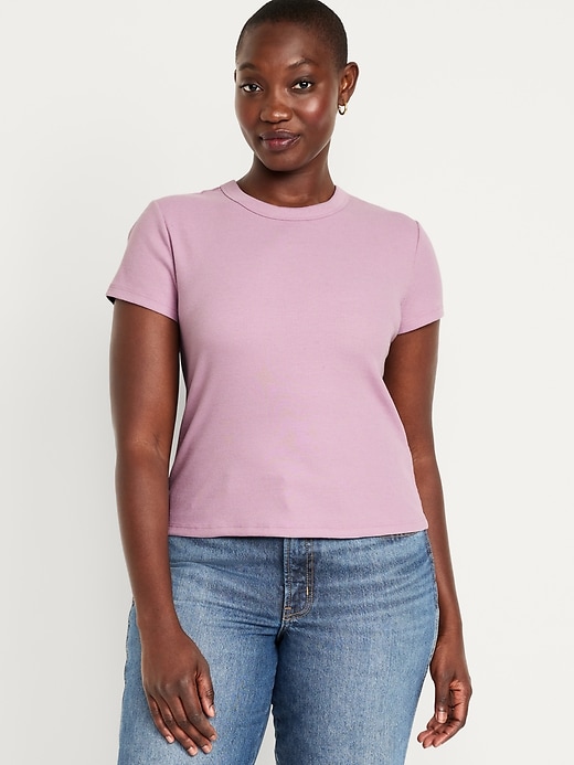 Image number 5 showing, Snug Crop T-Shirt