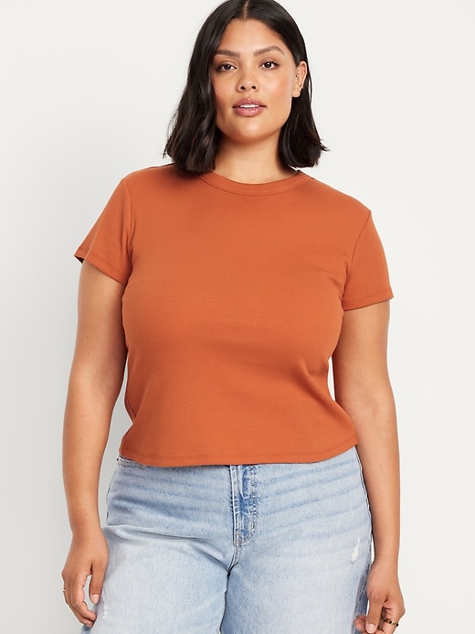 Image number 7 showing, Snug Crop T-Shirt