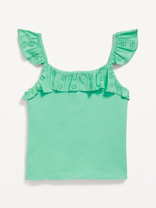 Voir une image plus grande du produit 2 de 3. Camisole ajustée à bordure à volants pour Fille