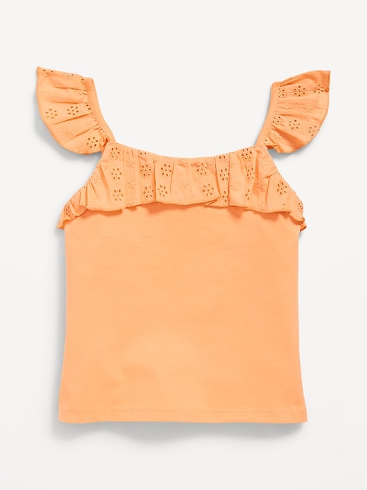 Voir une image plus grande du produit 2 de 3. Camisole ajustée à bordure à volants pour Fille