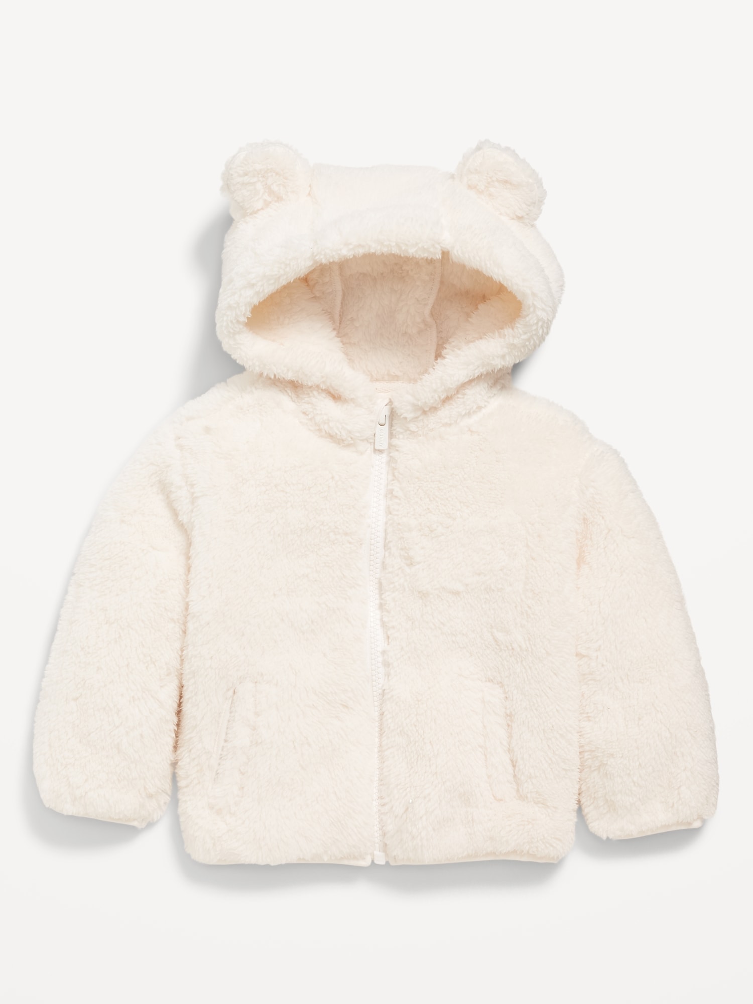 Sherpa Critter Zip-Front Hooded Jacket for Baby